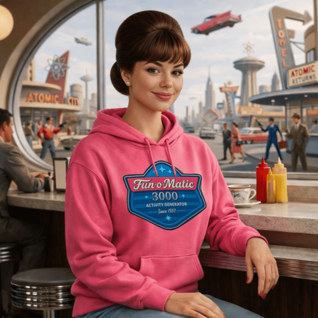 Fun-O-Matic hoodie scene