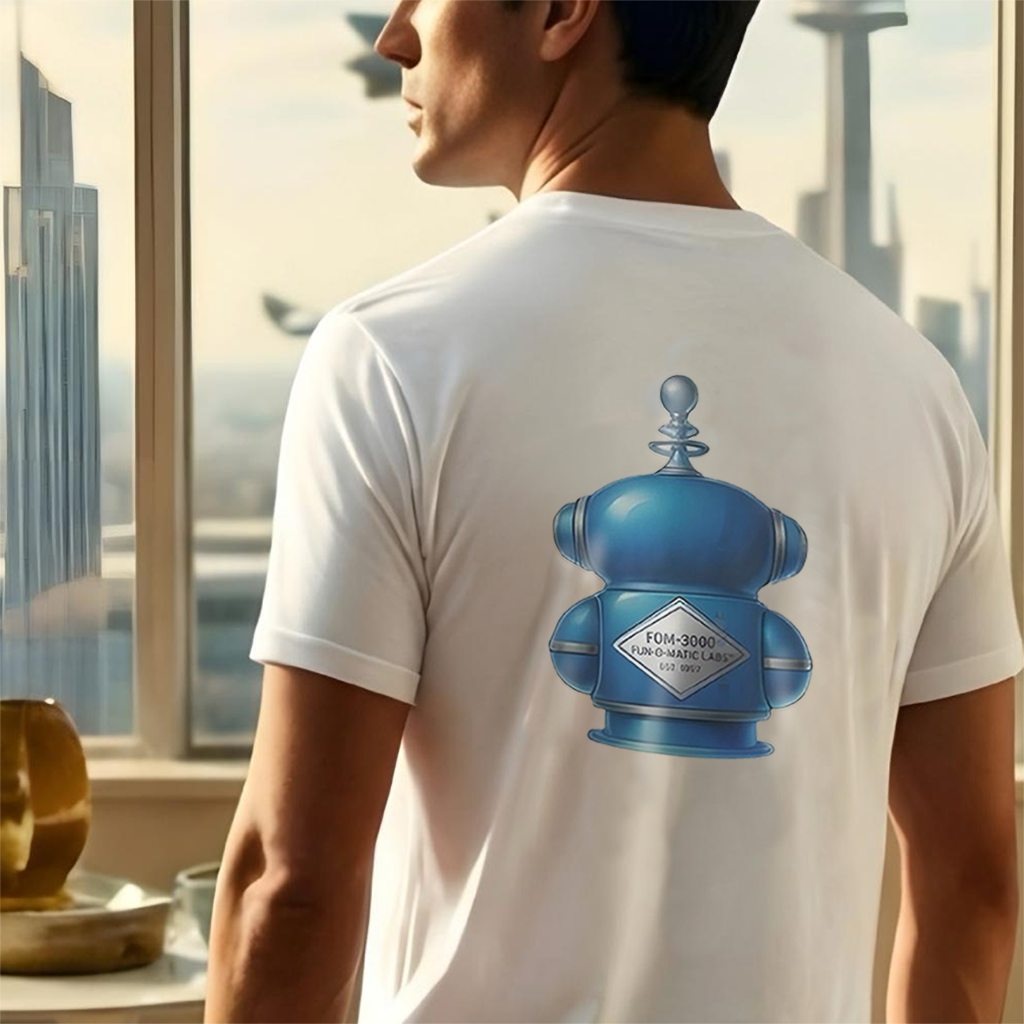 Fun-O-Matic tee back print